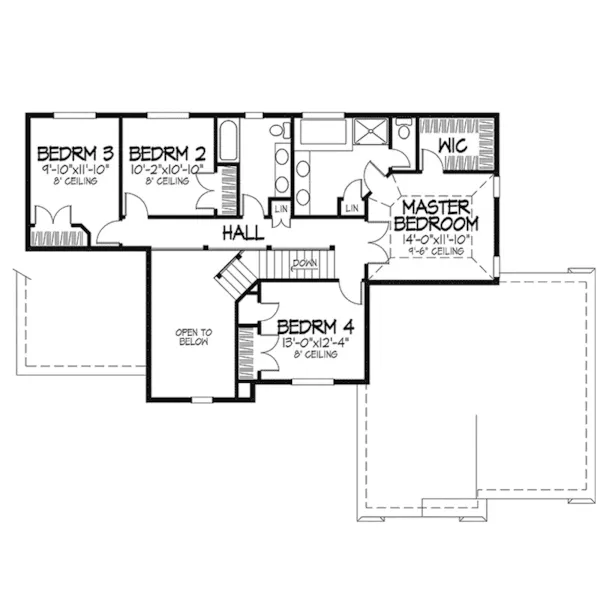 European House Plan Second Floor - Charelvoix European Home 072D-0079 - Search House Plans and More