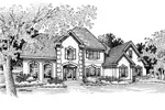 House Plan Front of Home 072D-0079