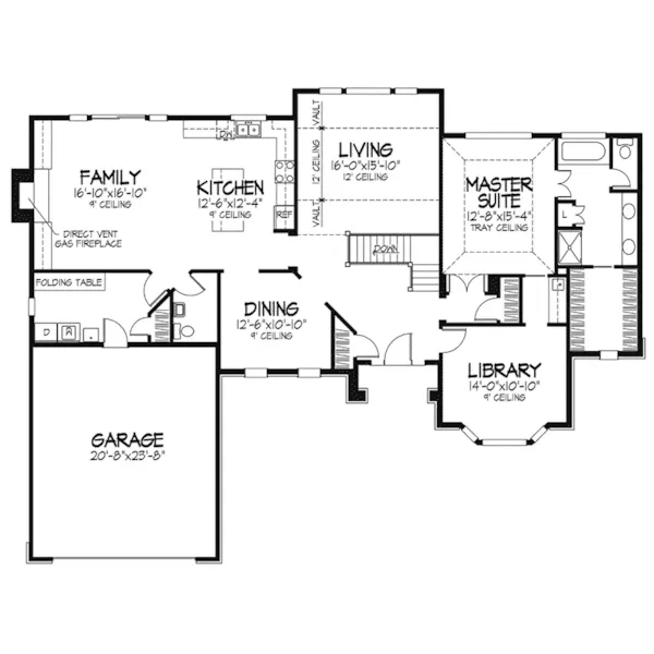 Southern House Plan First Floor - Boswell Manor Luxury Home 072D-0084 - Search House Plans and More