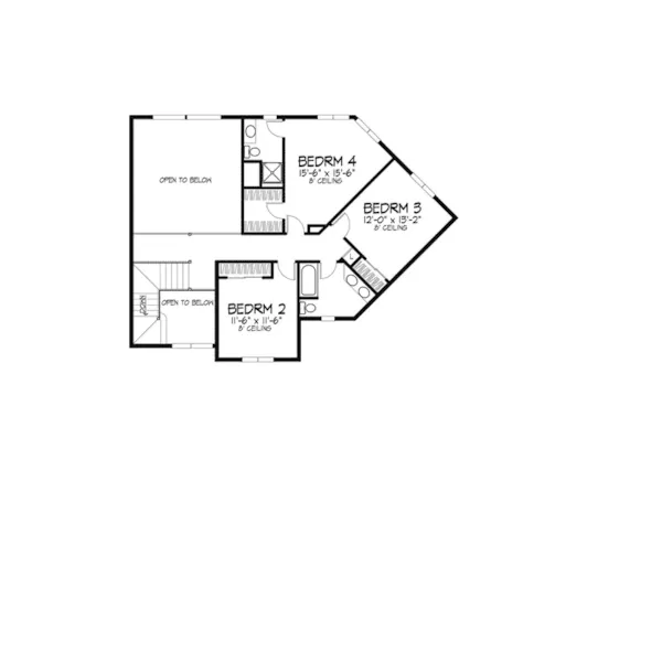 Traditional House Plan Second Floor - Gavin Manor Luxury Home 072D-0087 - Search House Plans and More