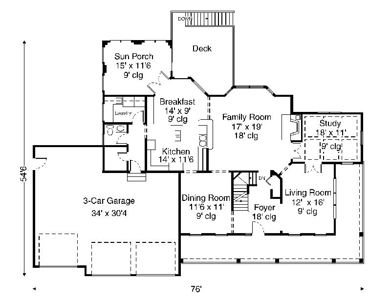 Luxury House Plan First Floor - Sycamore Meadow Luxury Home 072D-0088 - Shop House Plans and More