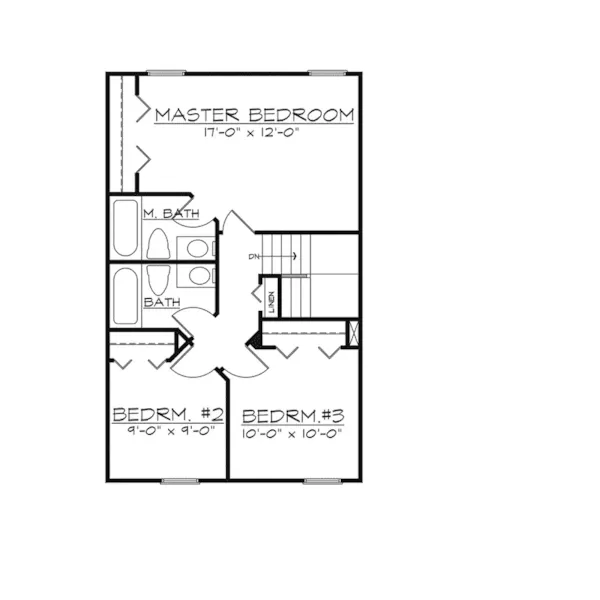 Farmhouse Plan Second Floor - Sherland Country Home 072D-0095 - Shop House Plans and More