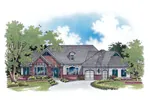 European Details Accent This Ranch For Added Curb Appeal