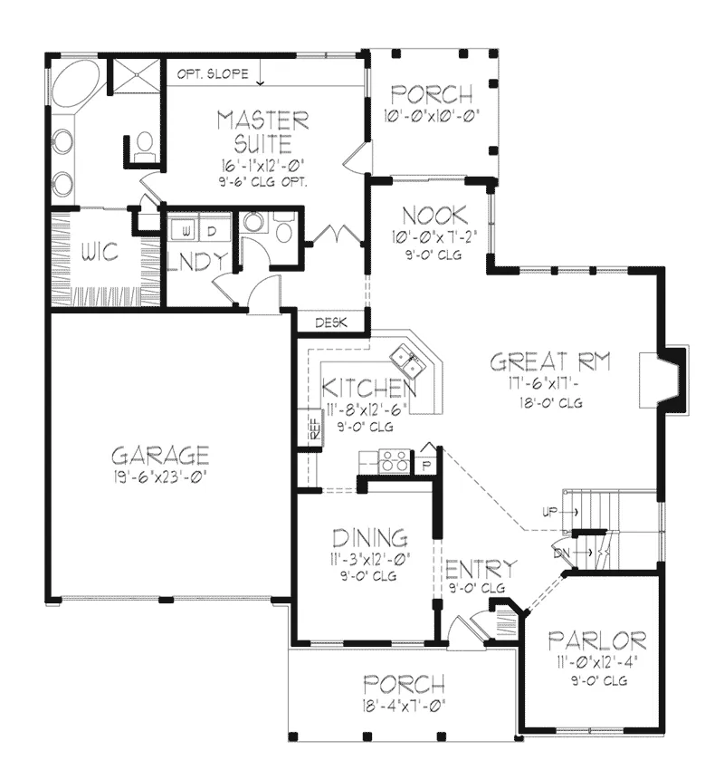 Traditional House Plan First Floor - Amarilis Colonial Home 072D-0113 - Search House Plans and More
