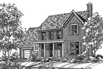 Southern House Plan Front of Home - Amarilis Colonial Home 072D-0113 - Search House Plans and More