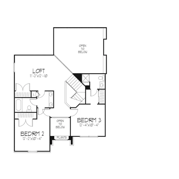 Traditional House Plan Second Floor - Kramer Place Traditional Home 072D-0118 - Search House Plans and More