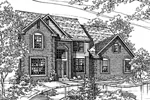 Traditional House Plan Front of Home - Kramer Place Traditional Home 072D-0118 - Search House Plans and More