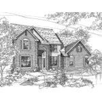 Traditional House Plan Front of Home - Kramer Place Traditional Home 072D-0118 - Search House Plans and More