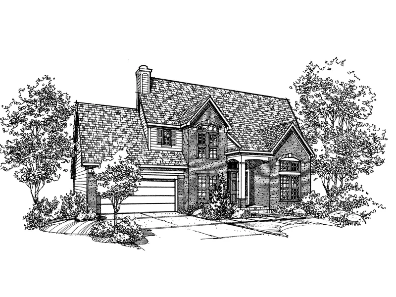 Southern House Plan Front of Home - Lamartina Manor Traditional 072D-0120 - Shop House Plans and More