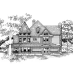 Victorian House Plan Front of Home - Encanto Victorian Home 072D-0133 - Search House Plans and More