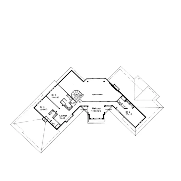 Southern House Plan Second Floor - Ronnenberg Luxury Home 072D-0137 - Shop House Plans and More