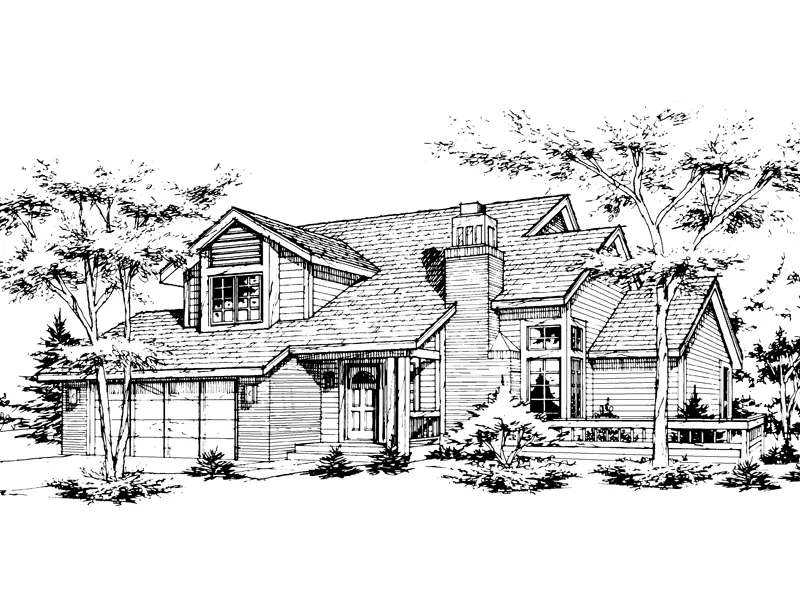 Bungalow House Plan Front of Home - Monroe Knoll Bungalow Home 072D-0140 - Shop House Plans and More