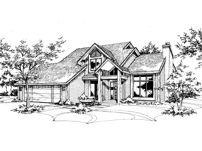 Neoclassical House Plan Front of Home - Talisman Contemporary Home 072D-0142 - Shop House Plans and More