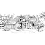 House Plan Front of Home 072D-0142