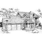 House Plan Front of Home 072D-0143