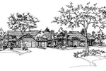 House Plan Front of Home 072D-0146
