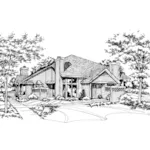 Southern House Plan Front of Home - Powder Ridge Two-Story Duplex 072D-0151 - Shop House Plans and More