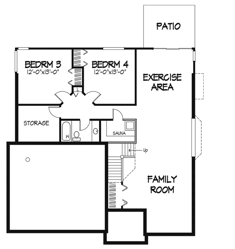 Country House Plan Second Floor - Myron Traditional Home 072D-0152 - Shop House Plans and More