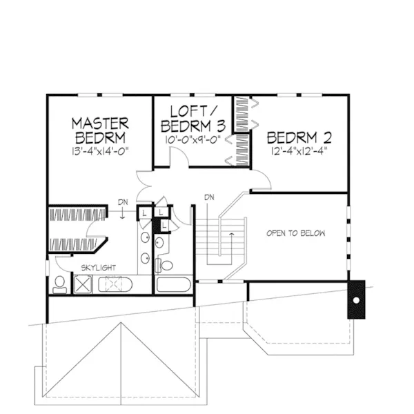 Modern House Plan Second Floor - Matson Southern Home 072D-0153 - Shop House Plans and More