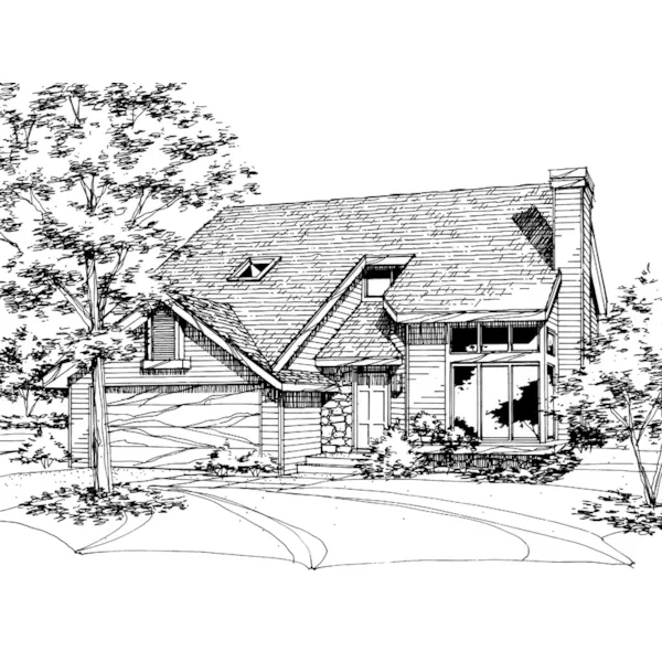 Modern House Plan Front of Home - Matson Southern Home 072D-0153 - Shop House Plans and More