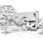 Modern House Plan Front of Home - Matson Southern Home 072D-0153 - Shop House Plans and More