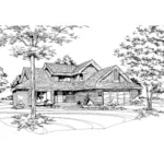 Southern House Plan Front of Home - Rosebud Orchard Country Home 072D-0154 - Shop House Plans and More