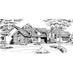 House Plan Front of Home 072D-0155