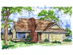 House Plan Front of Home 072D-0156