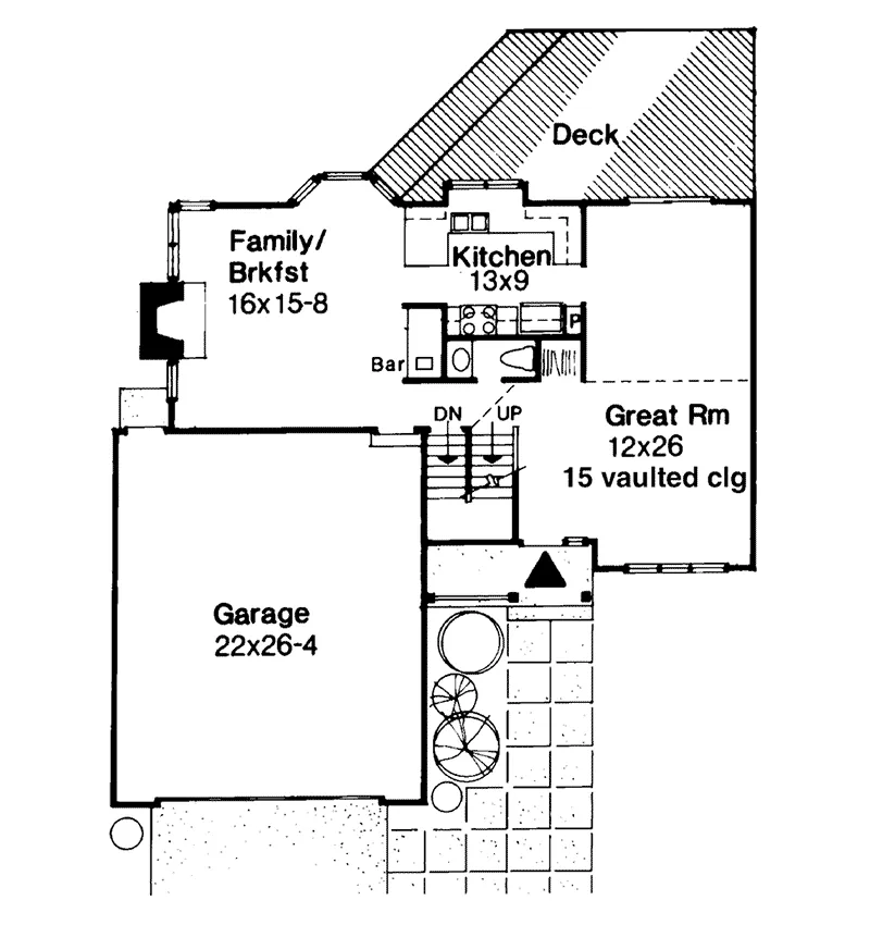 Country House Plan First Floor - Barnsley Country Home 072D-0157 - Search House Plans and More