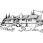 House Plan Front of Home 072D-0165