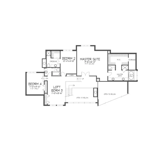 Southern House Plan Second Floor - Eisenbach Manor Luxury Home 072D-0168 - Search House Plans and More