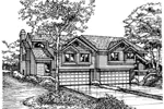 House Plan Front of Home 072D-0175