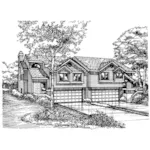 House Plan Front of Home 072D-0175