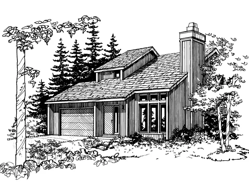 Southern House Plan Front of Home - Pikeview Rustic Home 072D-0185 - Shop House Plans and More