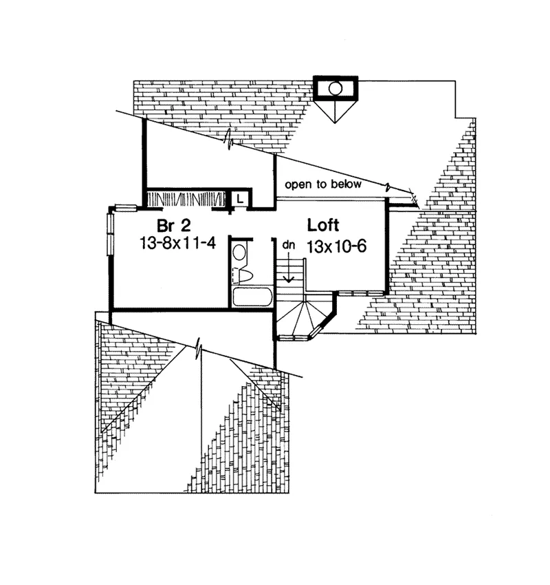 Traditional House Plan Second Floor - Bockelman Traditional Home 072D-0186 - Search House Plans and More