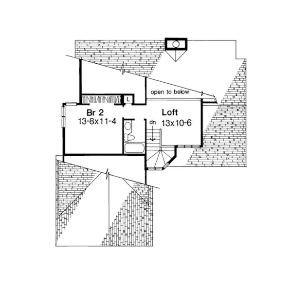 Traditional House Plan Second Floor - Bockelman Traditional Home 072D-0186 - Search House Plans and More