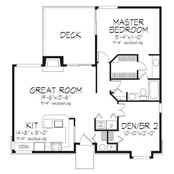 Country House Plan First Floor - Windyhill Ranch Home 072D-0189 - Shop House Plans and More