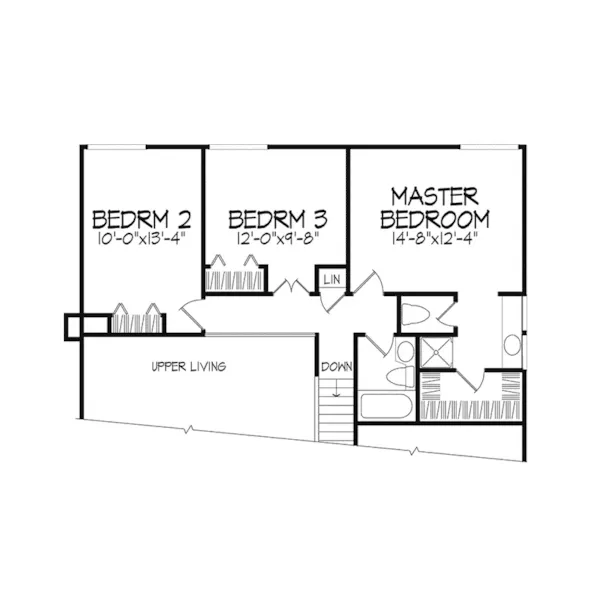 Traditional House Plan Second Floor - Dessa Country Home 072D-0193 - Search House Plans and More