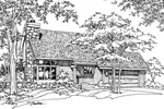 Southern House Plan Front of Home - Dessa Country Home 072D-0193 - Search House Plans and More