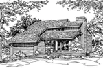 House Plan Front of Home 072D-0194