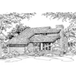 House Plan Front of Home 072D-0194