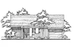 House Plan Front of Home 072D-0200