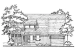 House Plan Front of Home 072D-0201