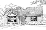 House Plan Front of Home 072D-0206
