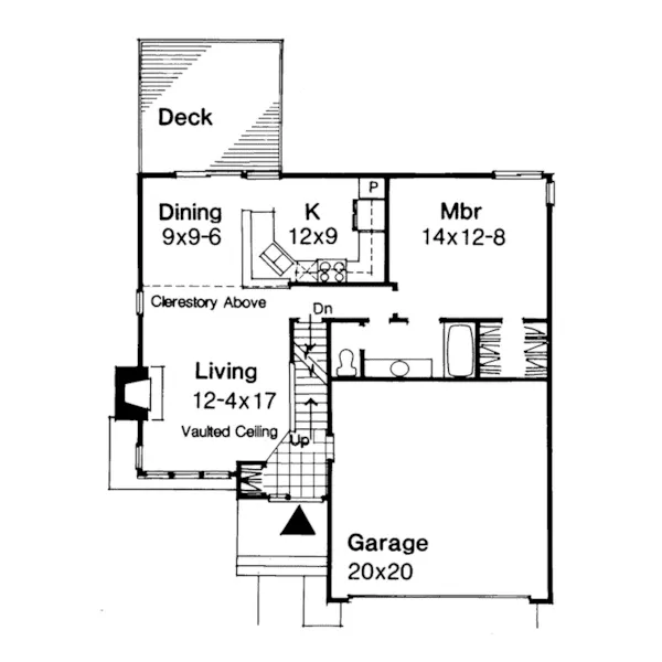 Modern House Plan First Floor - Van Buren Traditional Home 072D-0211 - Shop House Plans and More