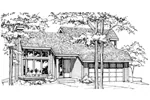 House Plan Front of Home 072D-0211