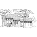 House Plan Front of Home 072D-0211