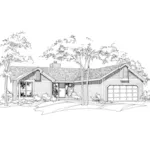 House Plan Front of Home 072D-0212