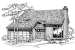 House Plan Front of Home 072D-0213