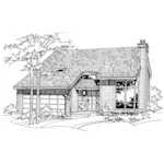 House Plan Front of Home 072D-0213